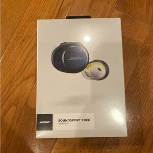 Bose SoundSport Free Wireless Earbuds - Blue and Yellow